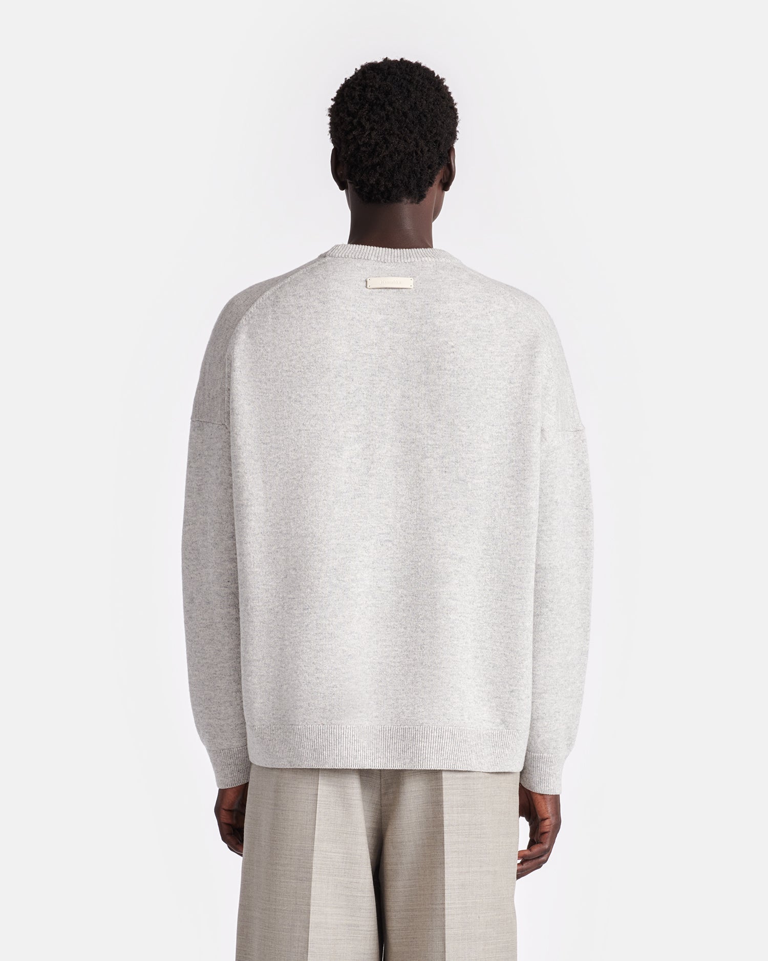Nanushka Joyann - Plush Cashmere Sweater - Gray