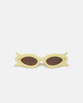 Nanushka Tully - Bio-Plastic Floral-Shaped Sunglasses - Moonbeam