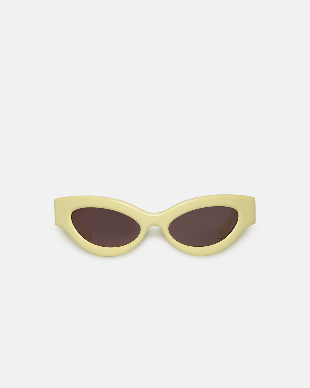 Nanushka Trysta - Bio-Plastic Wrap Sunglasses - Moonbeam