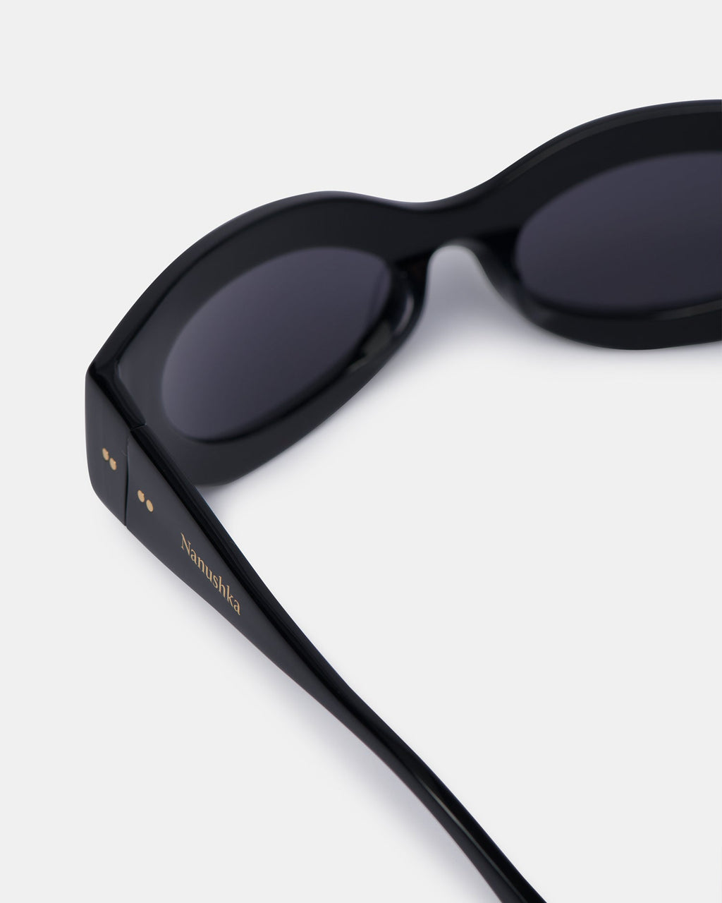 Nanushka Trysta - Bio-Plastic Wrap Sunglasses - Black
