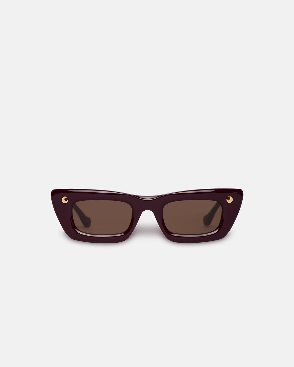 Nanushka Londyn - Bio-Plastic Oversized Cat-Eye Sunglasses - Burgundy