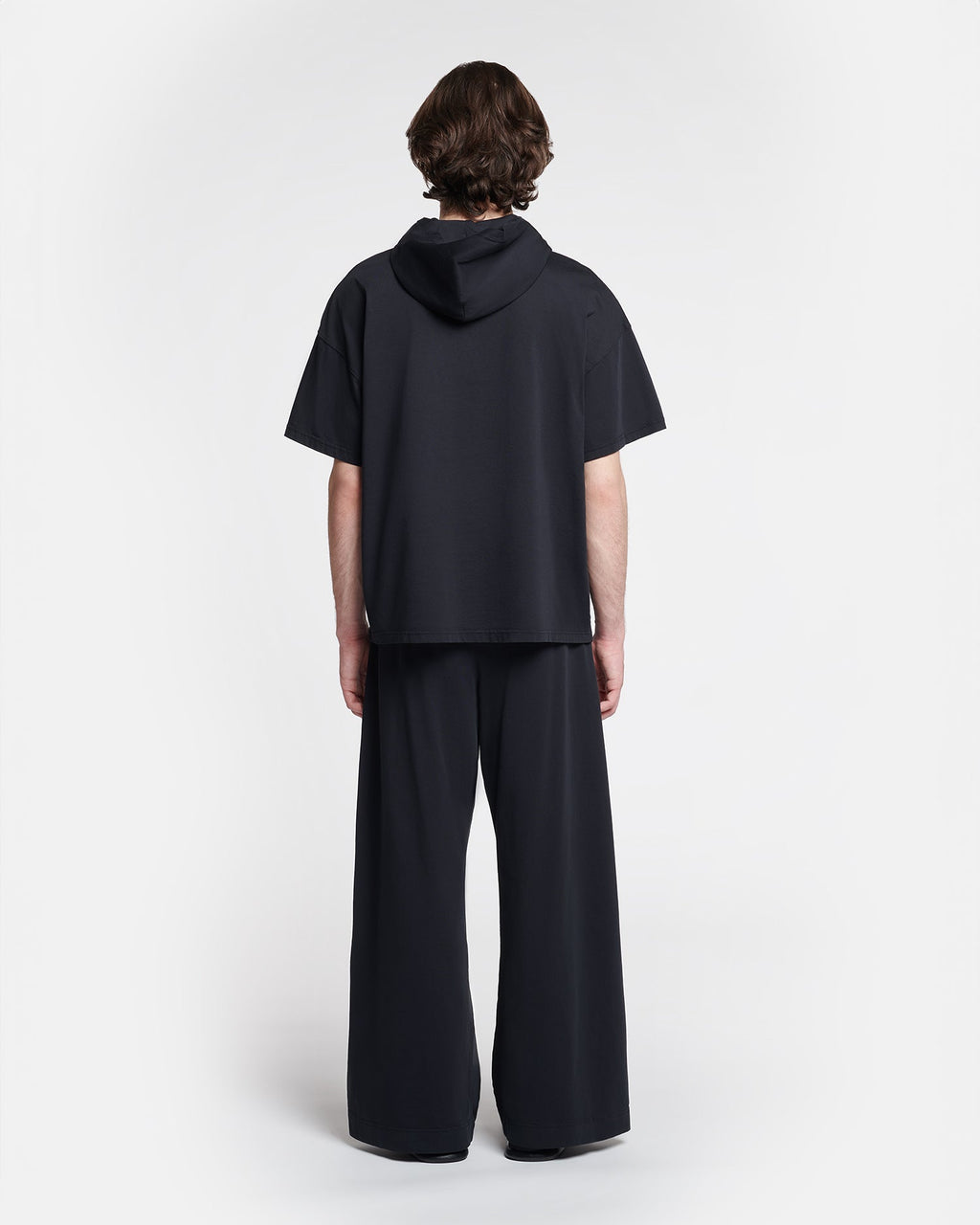 Nanushka Kacper - Cotton-Jersey Hooded T-Shirt - Black