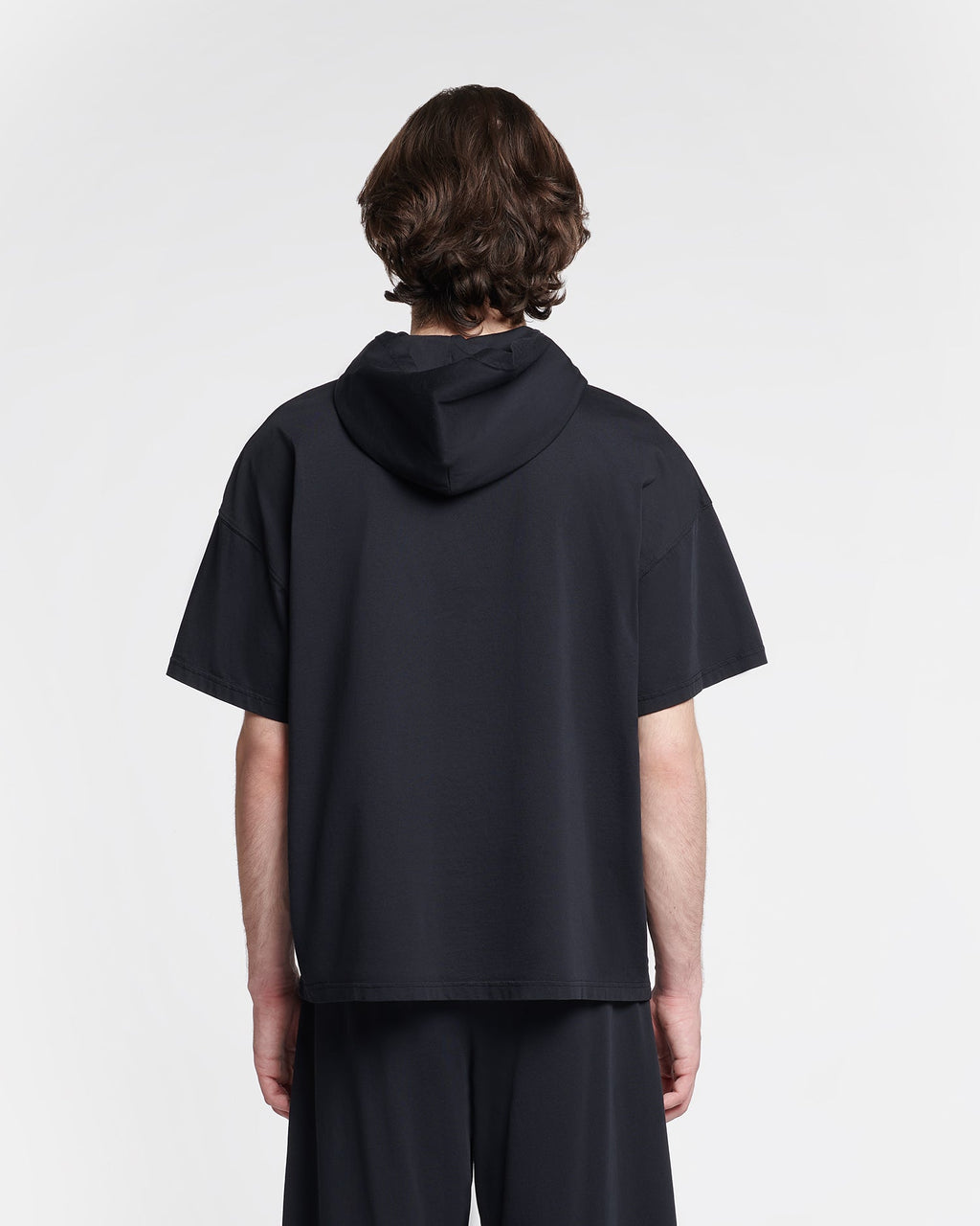 Nanushka Kacper - Cotton-Jersey Hooded T-Shirt - Black