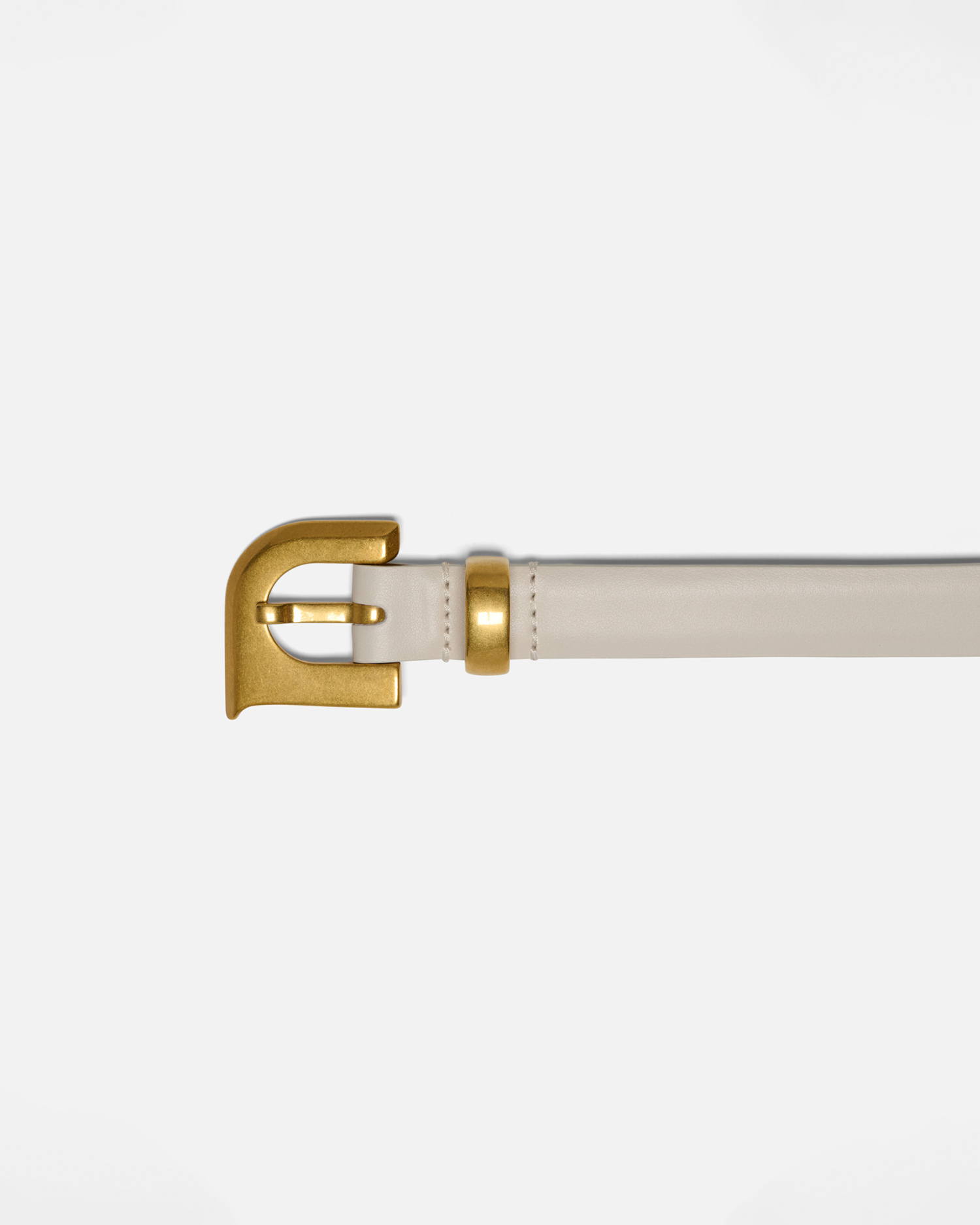 Nanushka Darbie - N' Monogram Belt - Off White