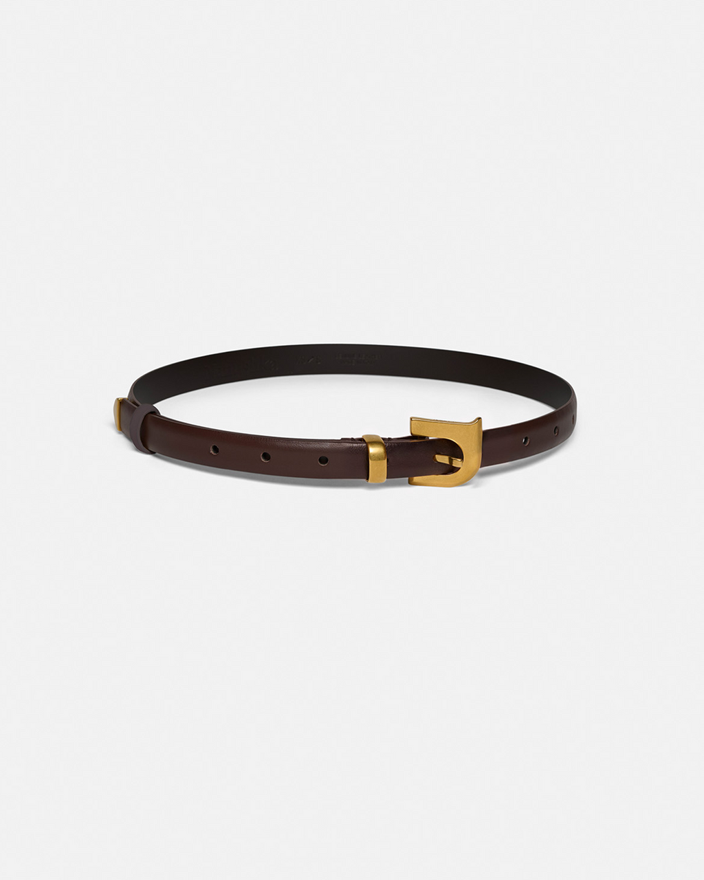 Nanushka Darbie - N' Monogram Belt - Dark Brown
