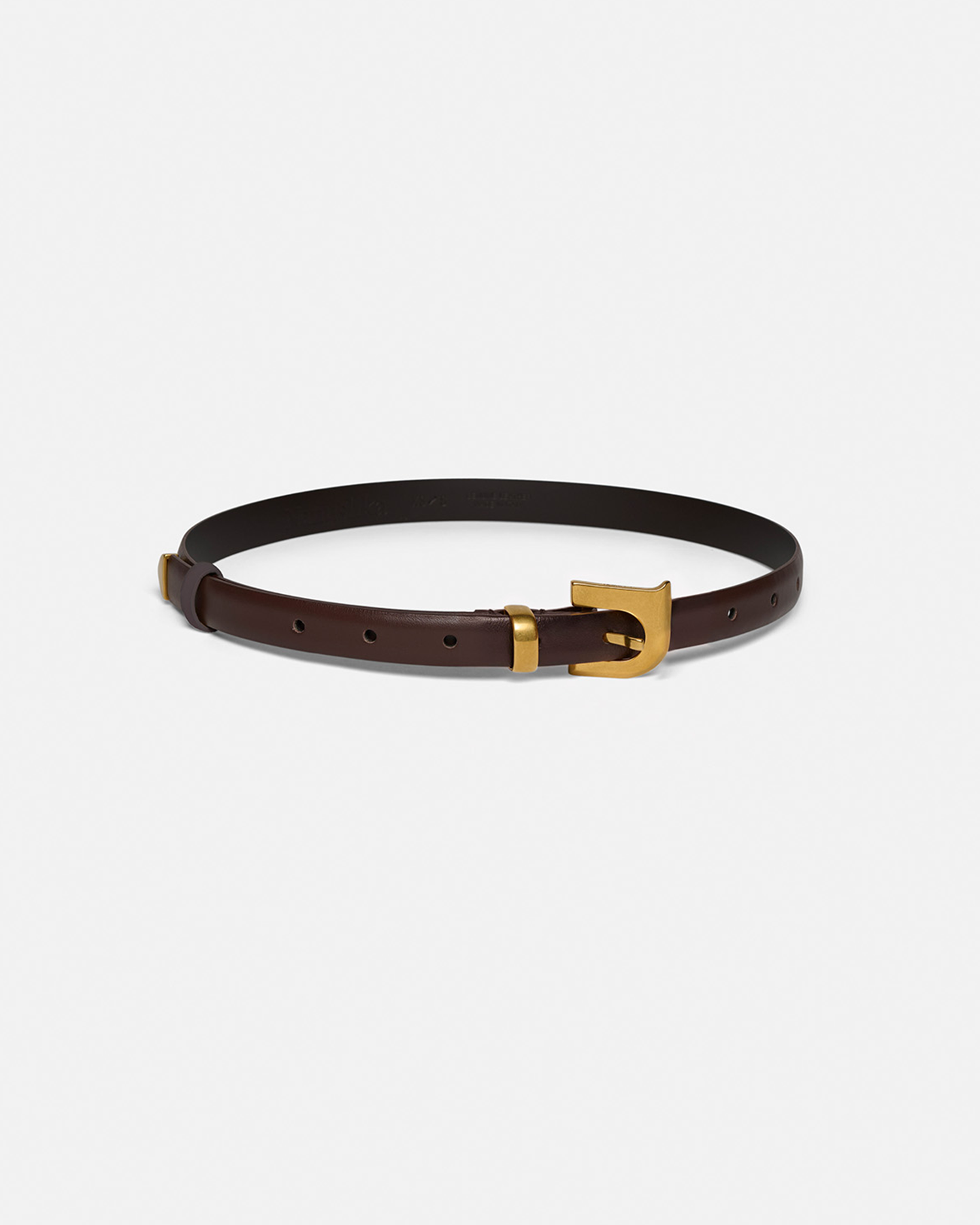 Nanushka Darbie - N' Monogram Belt - Dark Brown