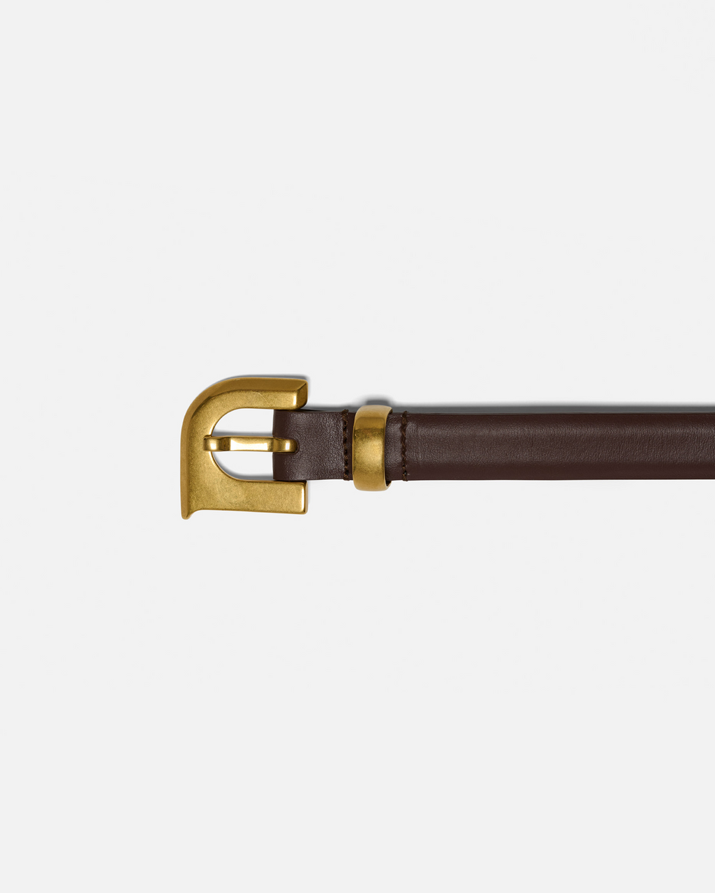 Nanushka Darbie - N' Monogram Belt - Dark Brown
