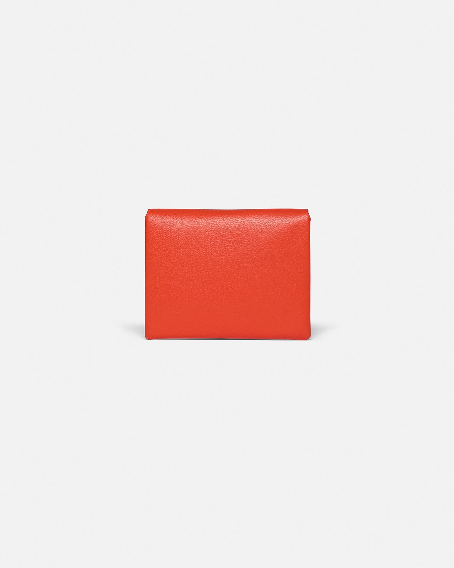 Nanushka Folded - Leather Cardholder - Red/Moonbeam