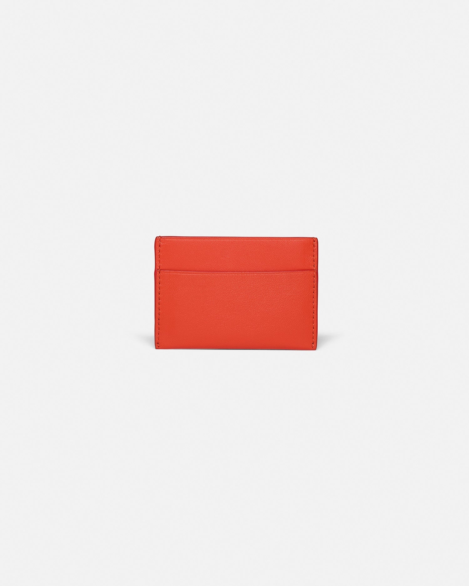 Nanushka Origami - Leather Cardholder - Red/Moonbeam