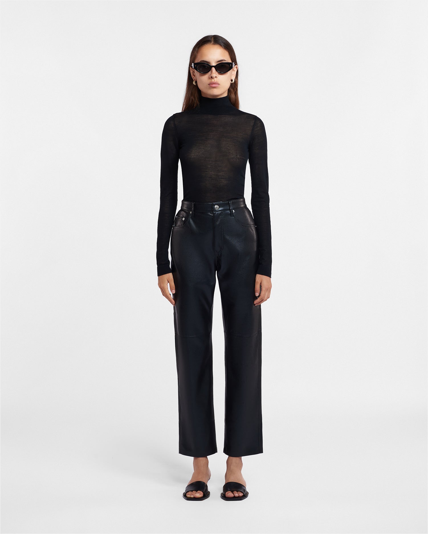 Nanushka Harri - Fine Merino Wool Top - Black