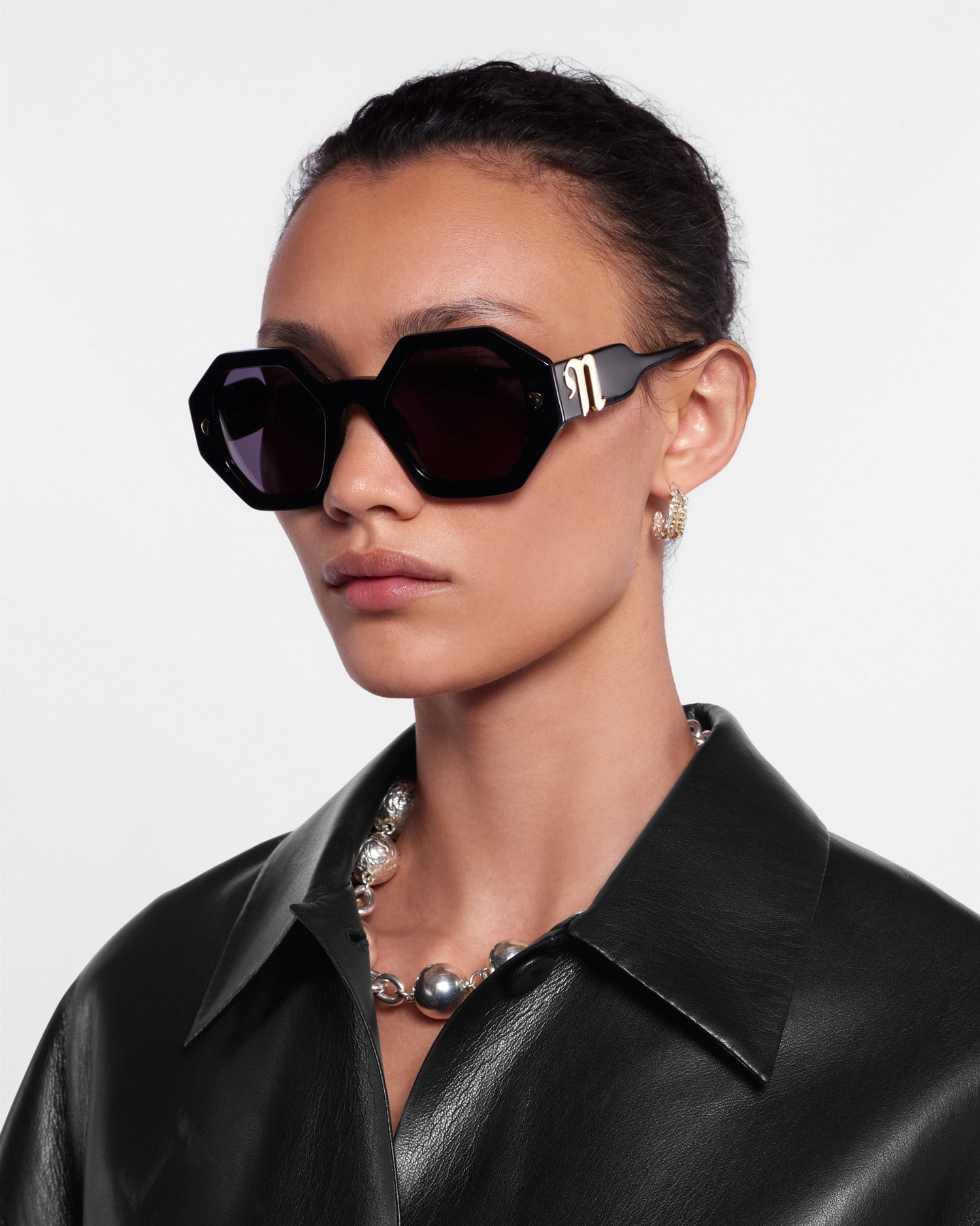 Nanushka Carlen - Bio-Plastic Sunglasses - Black