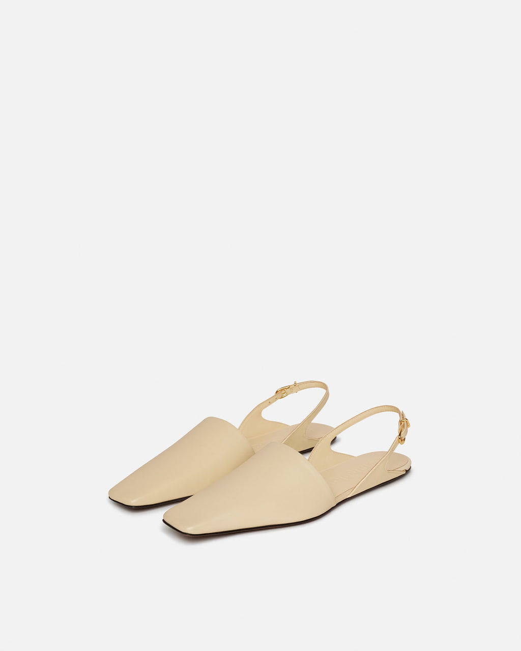 Nanushka Maimu - Leather Point-Toe Flats - Off White