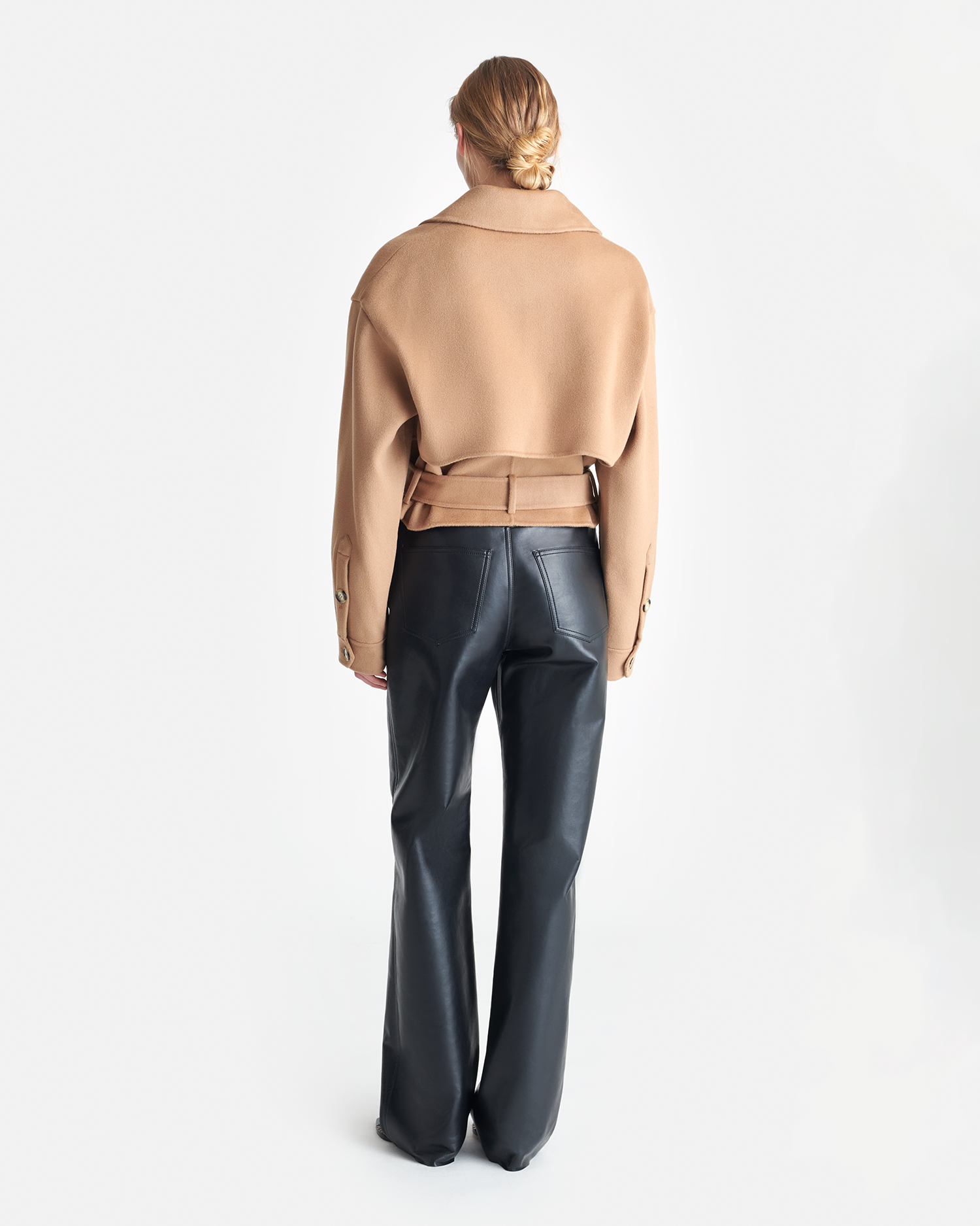 Nanushka Satoyo - Wool And Silk-Blend Jacket - Camel