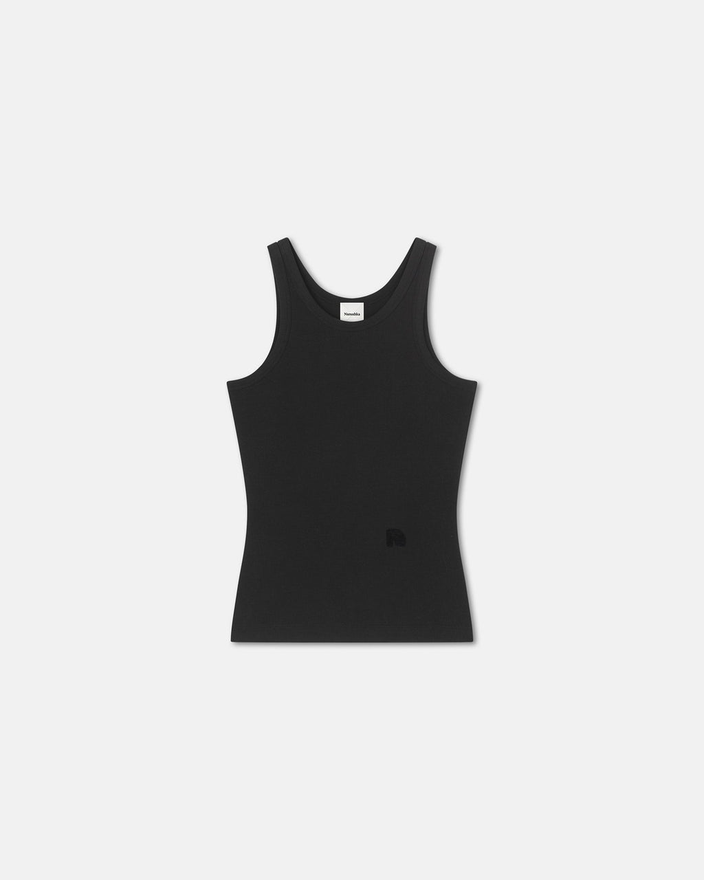 Nanushka Herve - Ribbed-Jersey Tank Top - Black