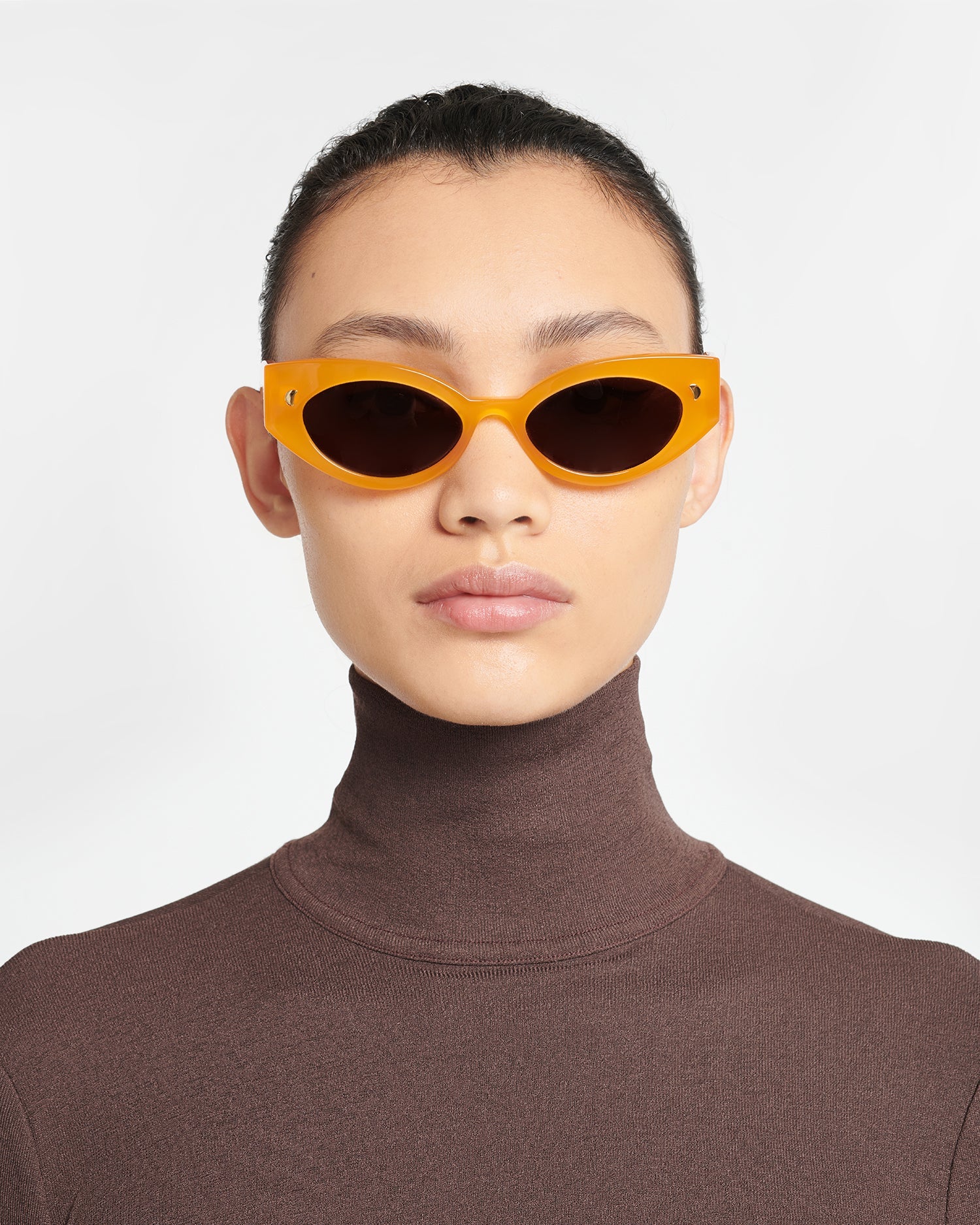 Nanushka Azalea - Bio-Plastic Cat-Eye Sunglasses - Orange