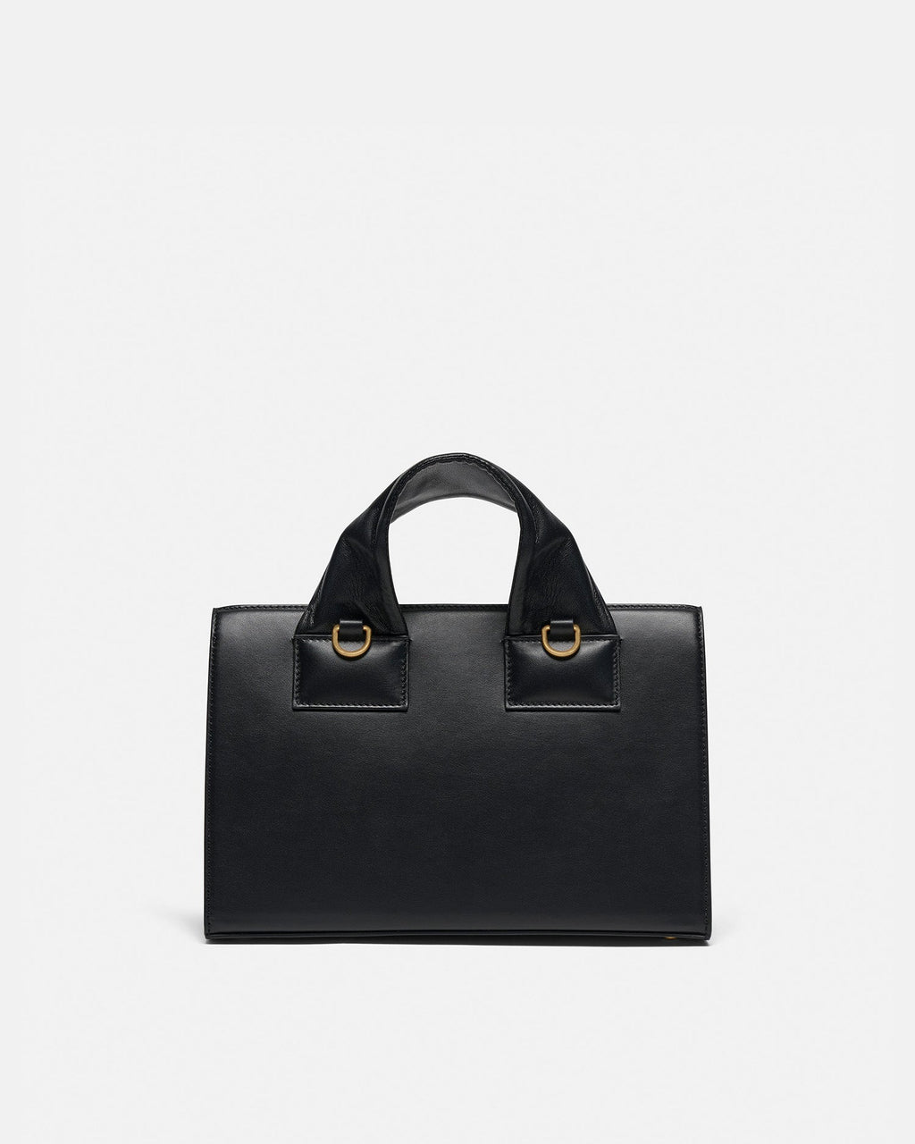 Nanushka The SANDI Lock - Top Handle Bag - Black