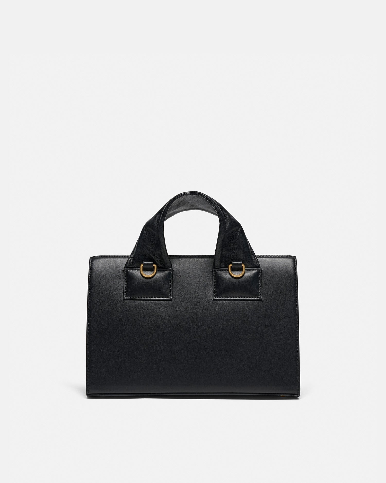 Nanushka The SANDI Lock - Top Handle Bag - Black