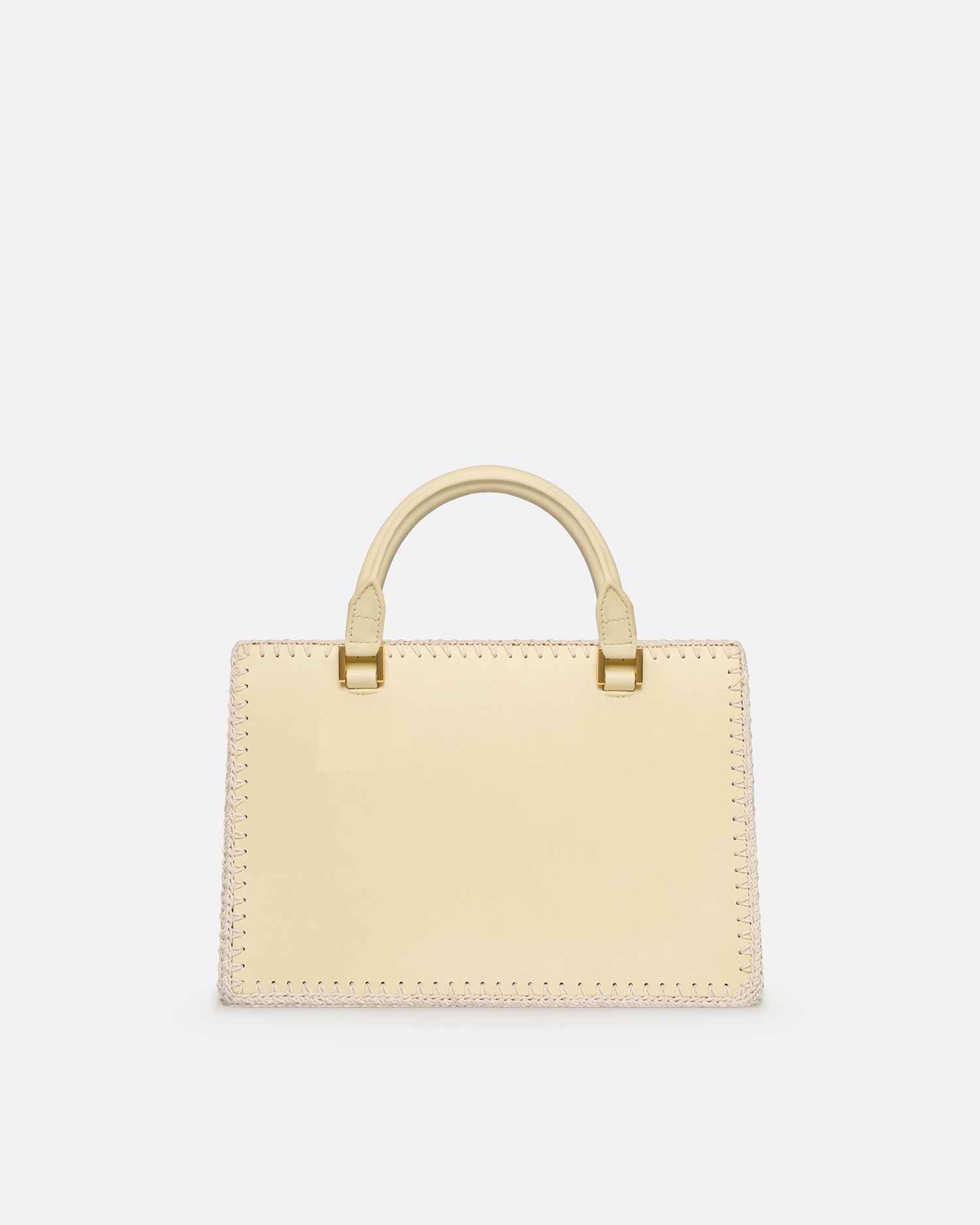 Nanushka The SANDI Symbol - Top Handle Bag - Moonbeam