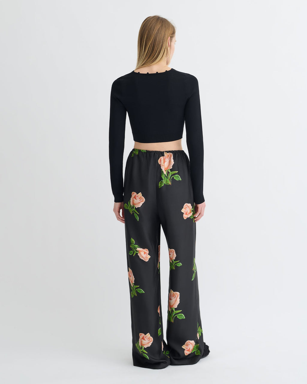 Nanushka Dovie - Cropped Cardigan - Black