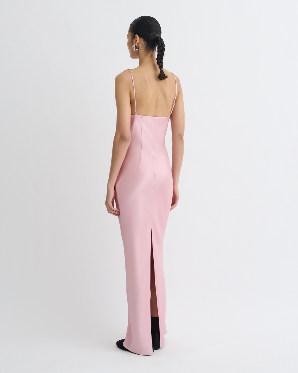 Nanushka Coeus - Slip Satin Maxi Dress - Pink