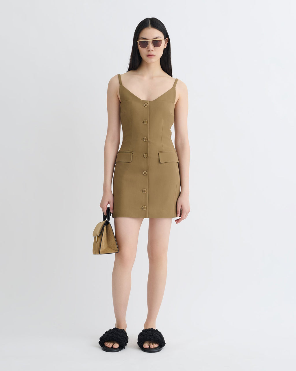 Nanushka Peitho - Tailored Mini Dress - Brown