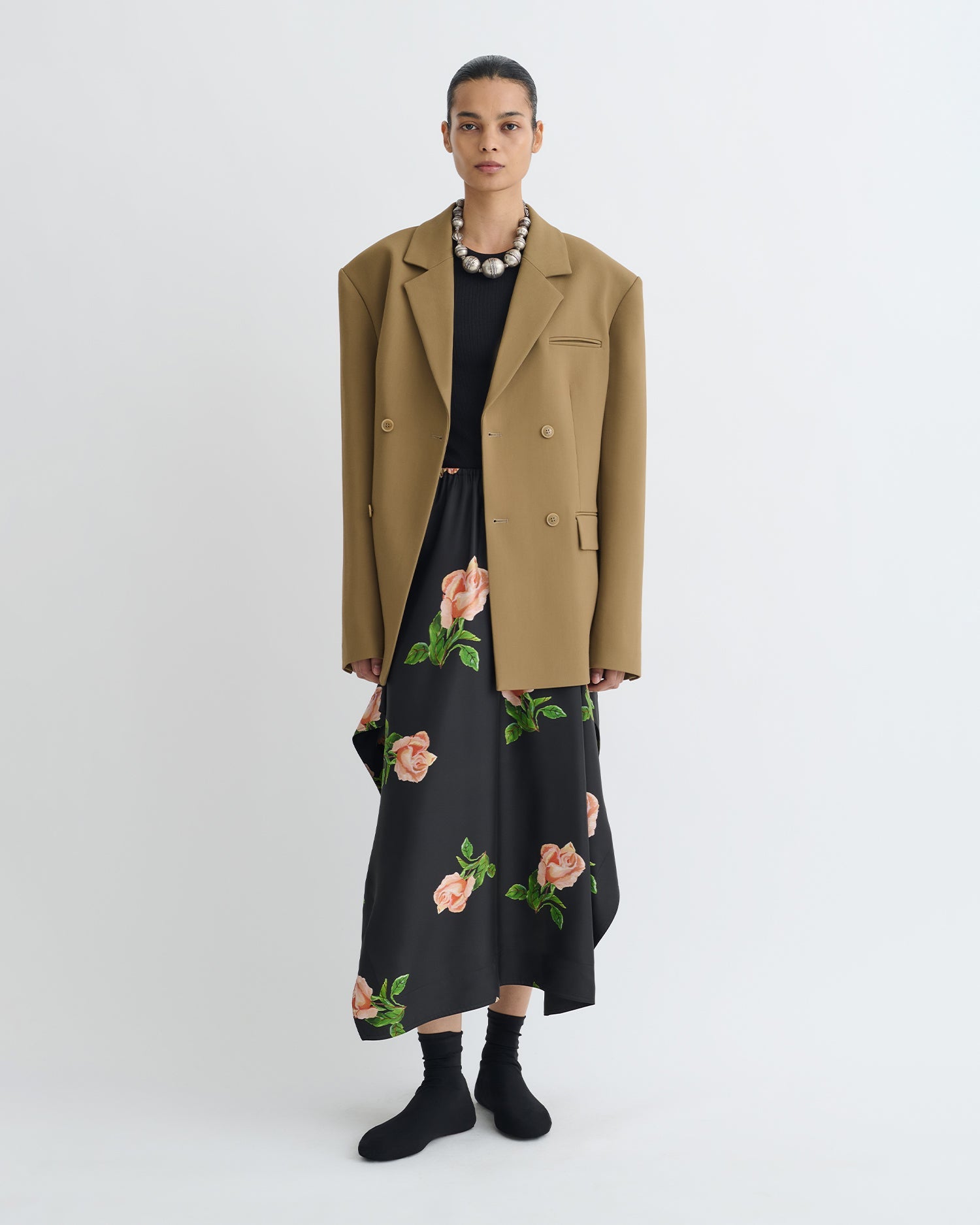 Nanushka Diante - Boxy Blazer - Brown