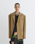 Nanushka Diante - Boxy Blazer - Brown