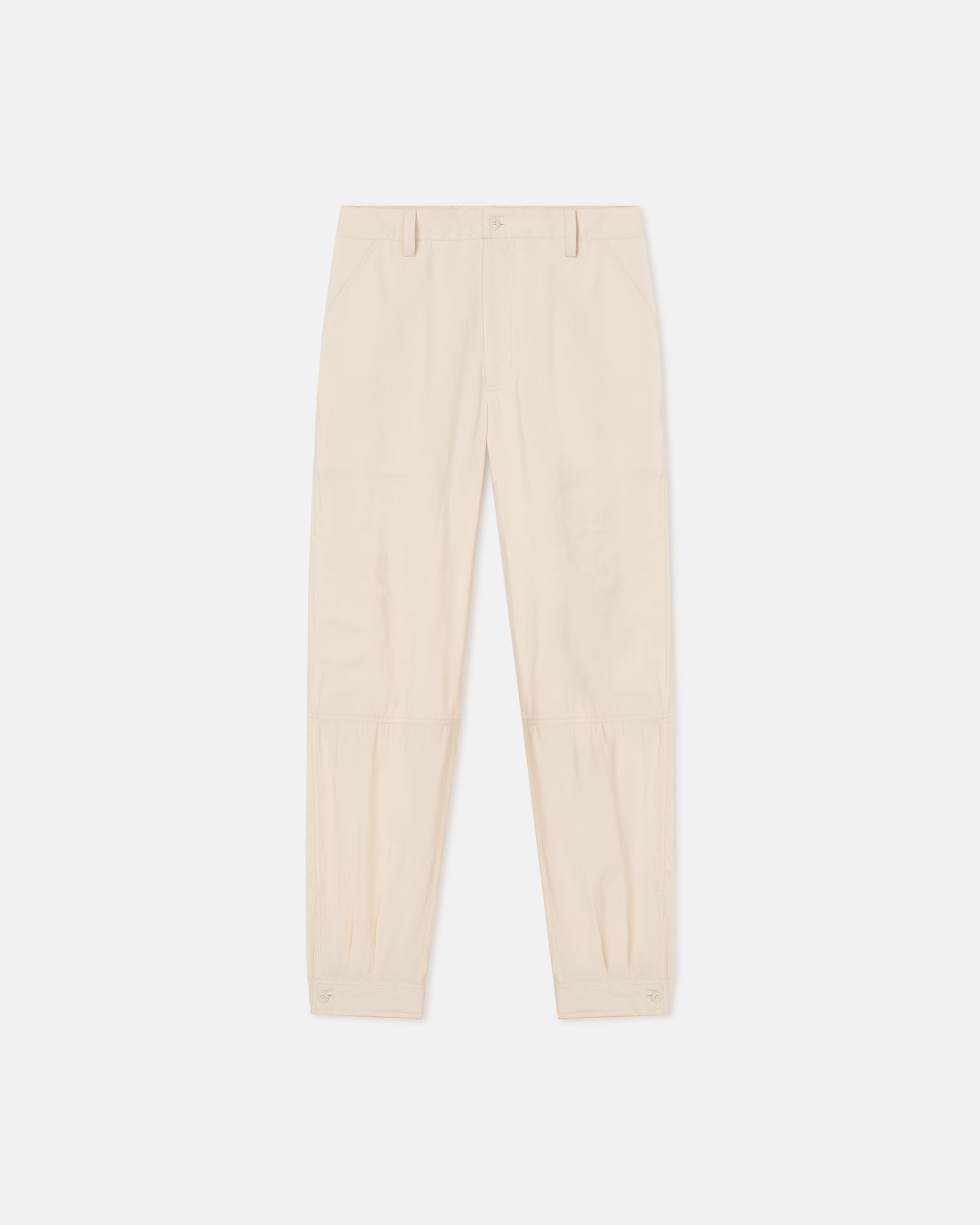 Nanushka Daron - Glass Poplin Pants - Oat