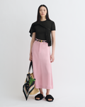 Nanushka Cintia - Slip Satin Midi Skirt - Pink