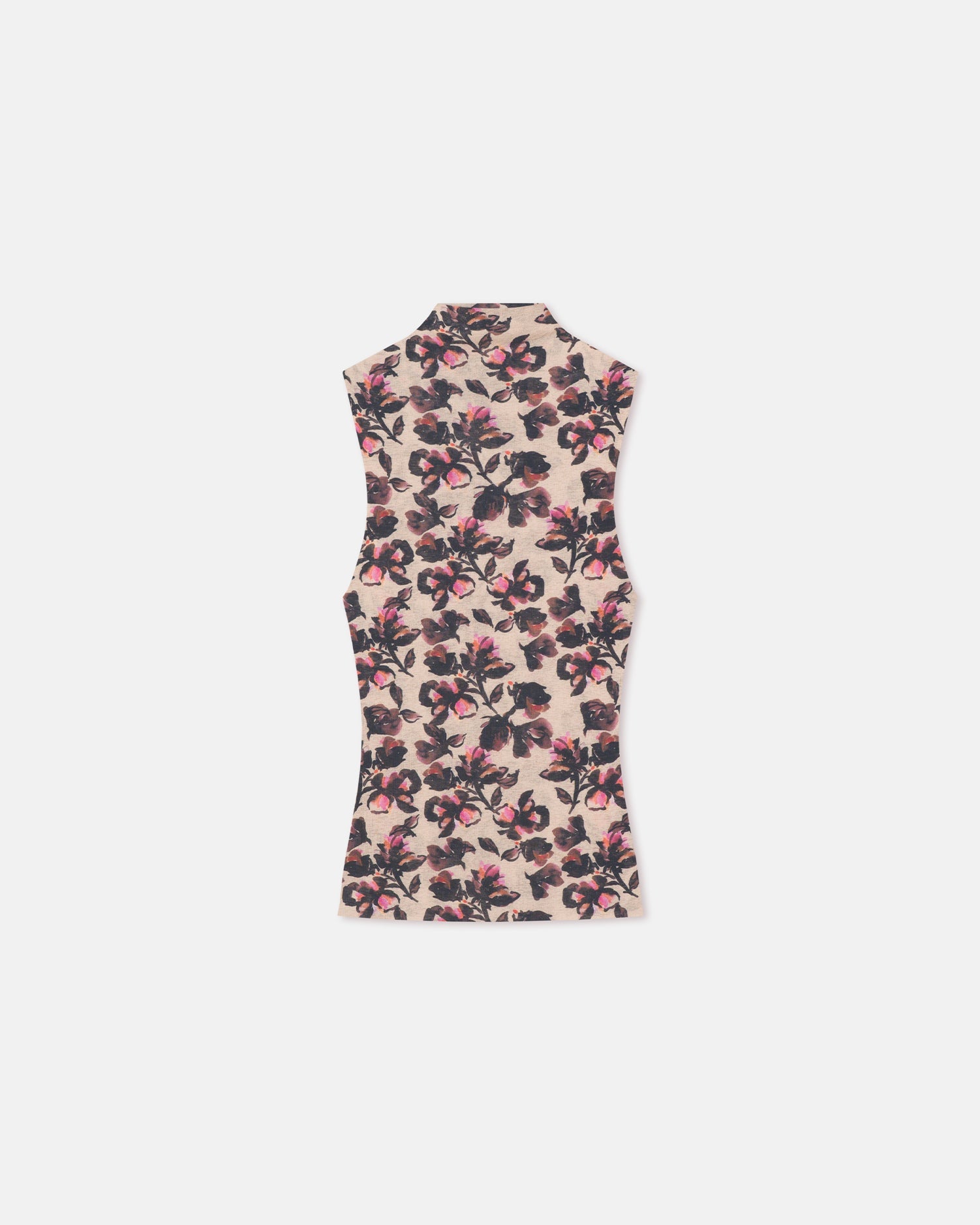 Nanushka Annyka - Printed Mesh Jersey Top - Tapestry Floral