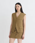 Nanushka Neymat - Tailored Vest - Brown