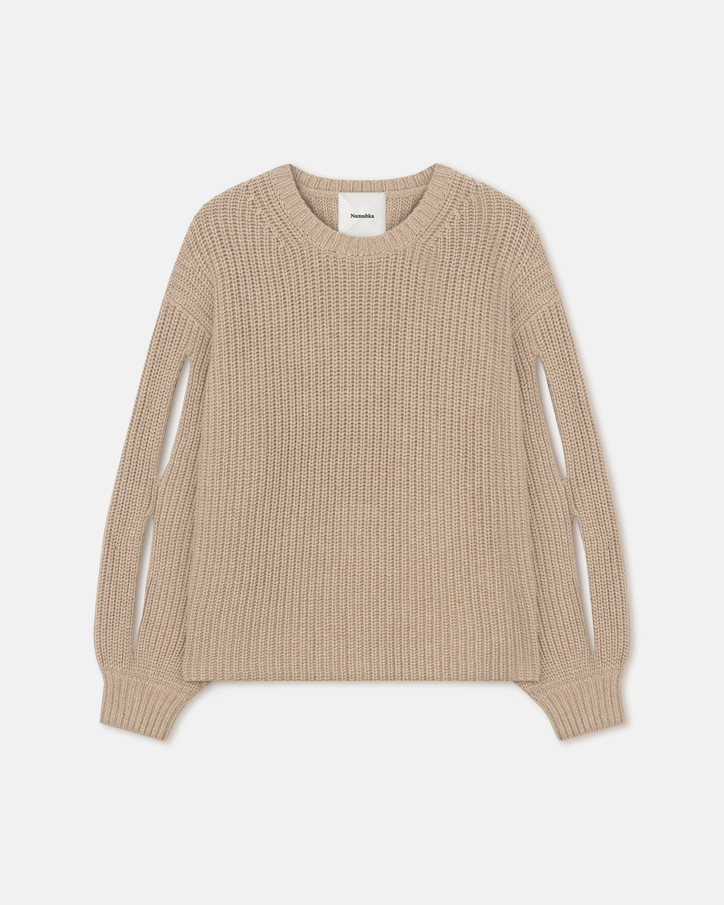 Nanushka Jacint - Cashmere-Blend Sweater - Oatmeal
