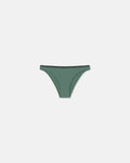 Nanushka Merve - Crochet Bikini Bottoms - Sea Green/Black