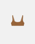 Nanushka Malti - Crochet Bikini Top - Brown/Creme