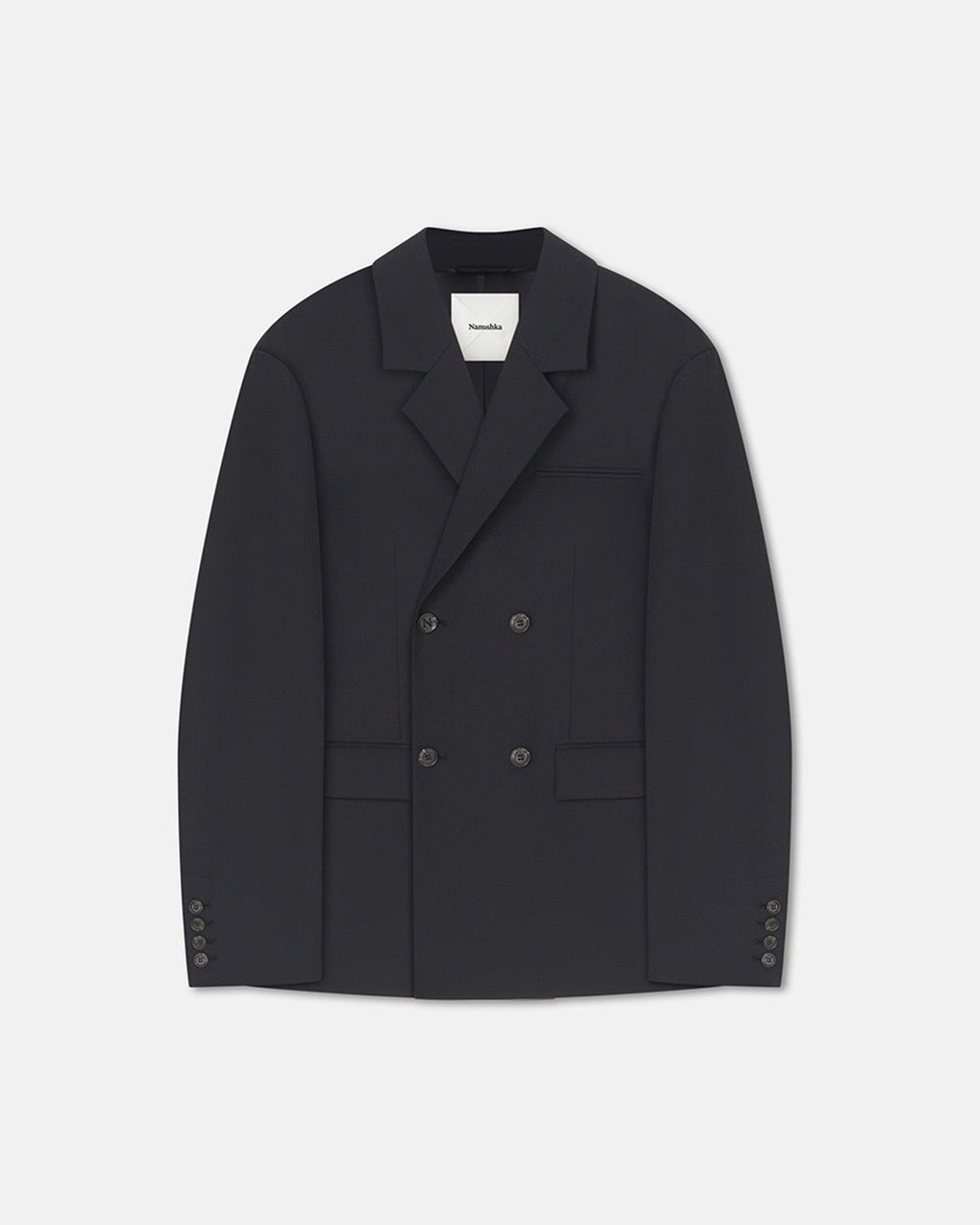 Nanushka Diante - Boxy Blazer - Black