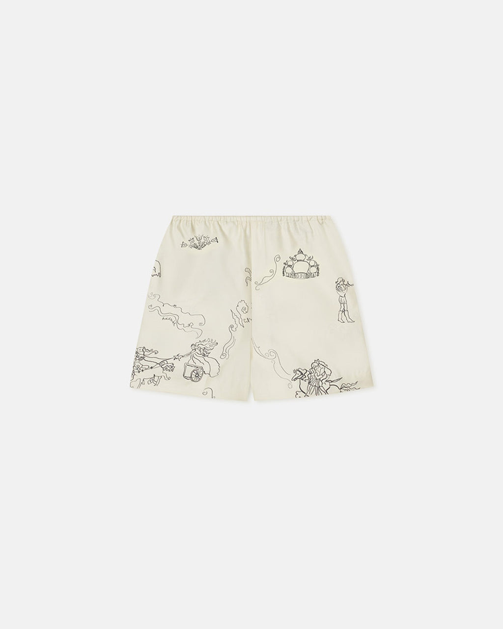 Nanushka Dylla - Printed Tailored Silk Twill Shorts - Folktale