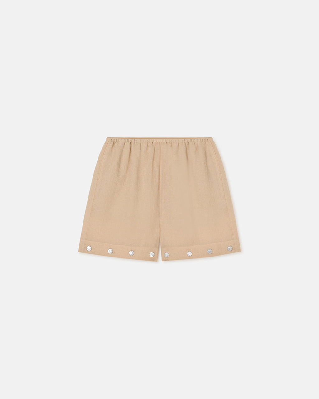 Nanushka Dylla - Studded Gauze Shorts - Wax