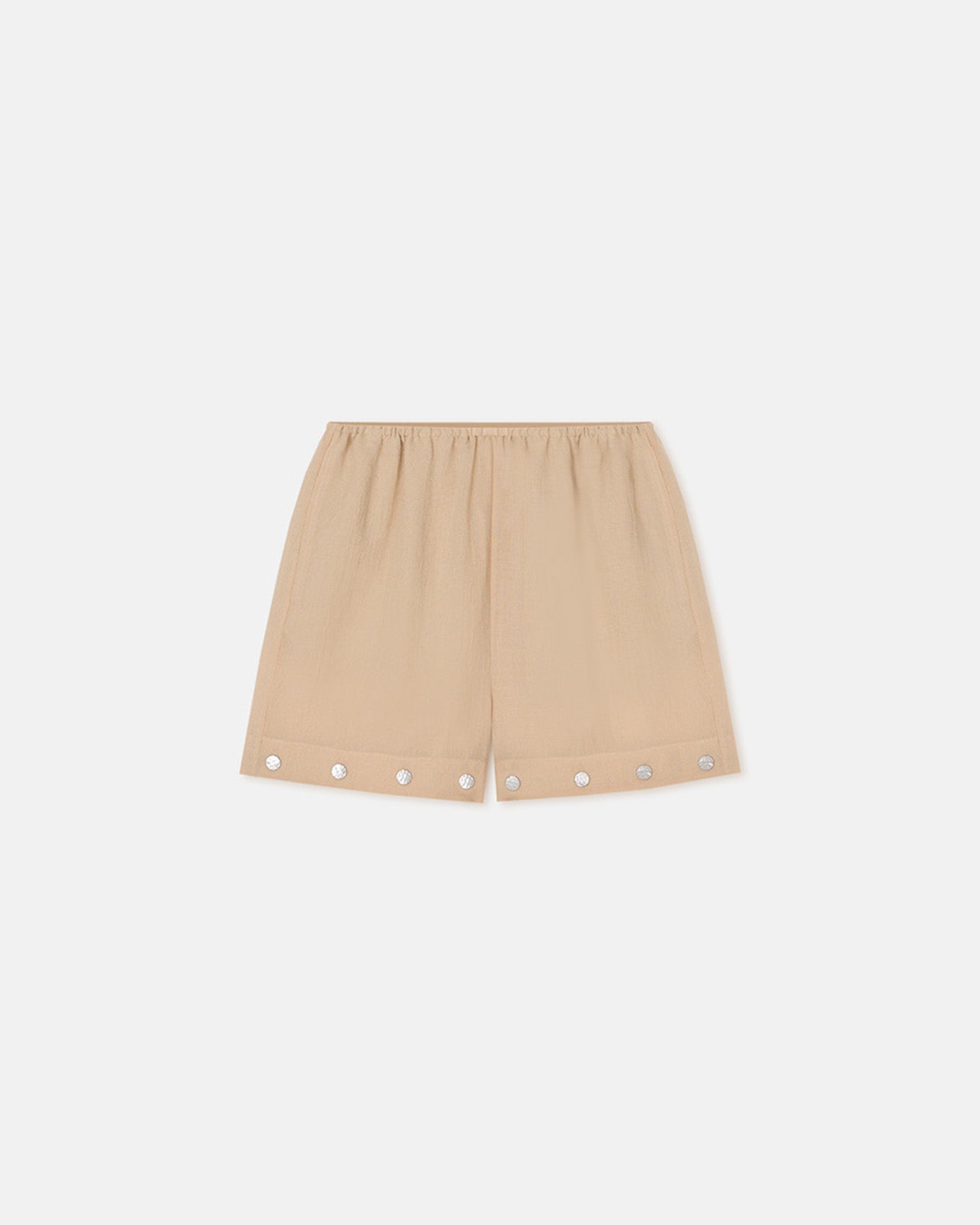 Nanushka Dylla - Studded Gauze Shorts - Wax