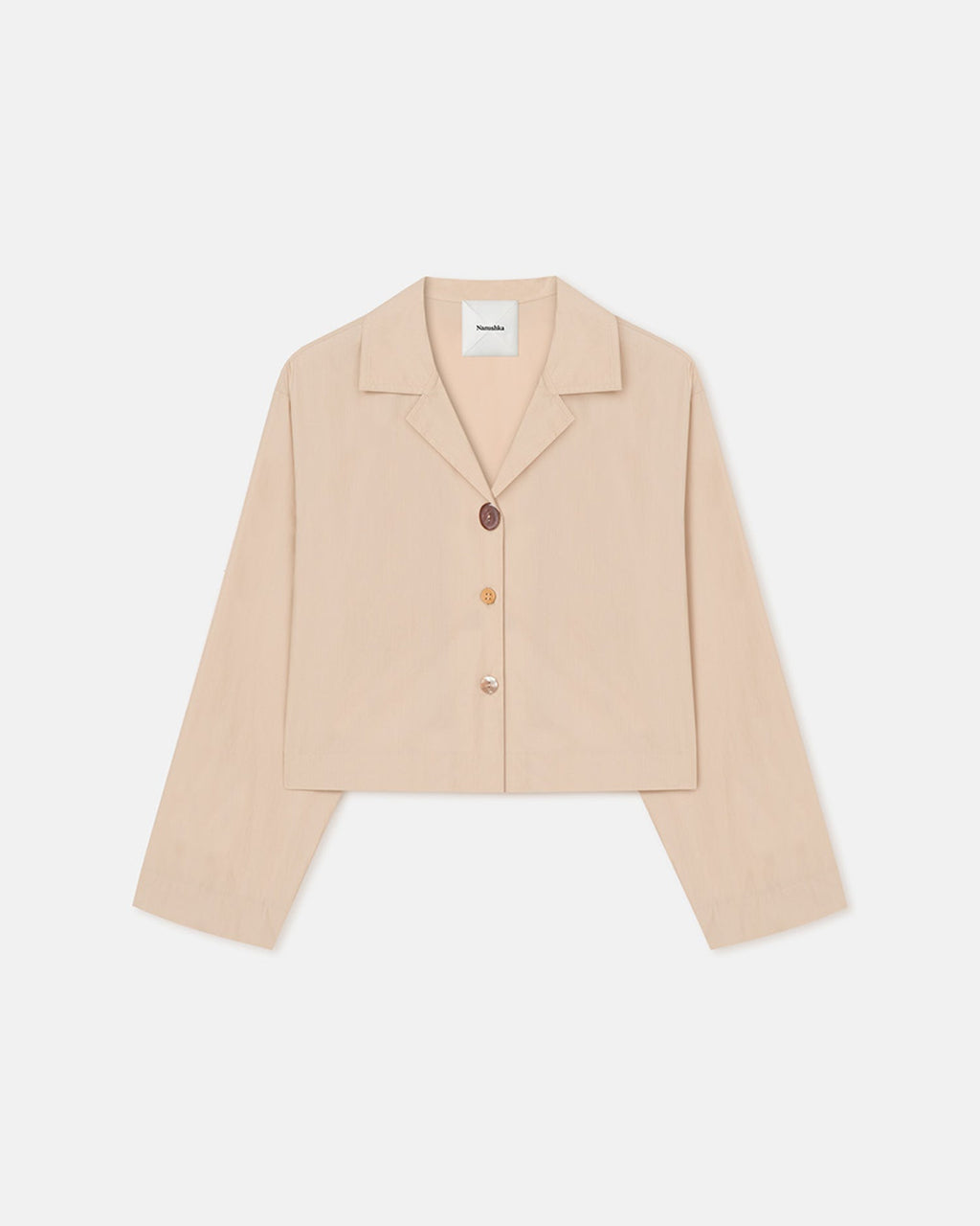 Nanushka Vally - Light Poplin Shirt - Beige