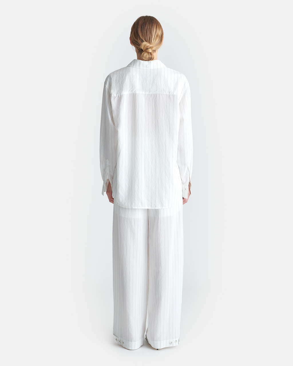 Nanushka Fryda - Striped Shirt - White