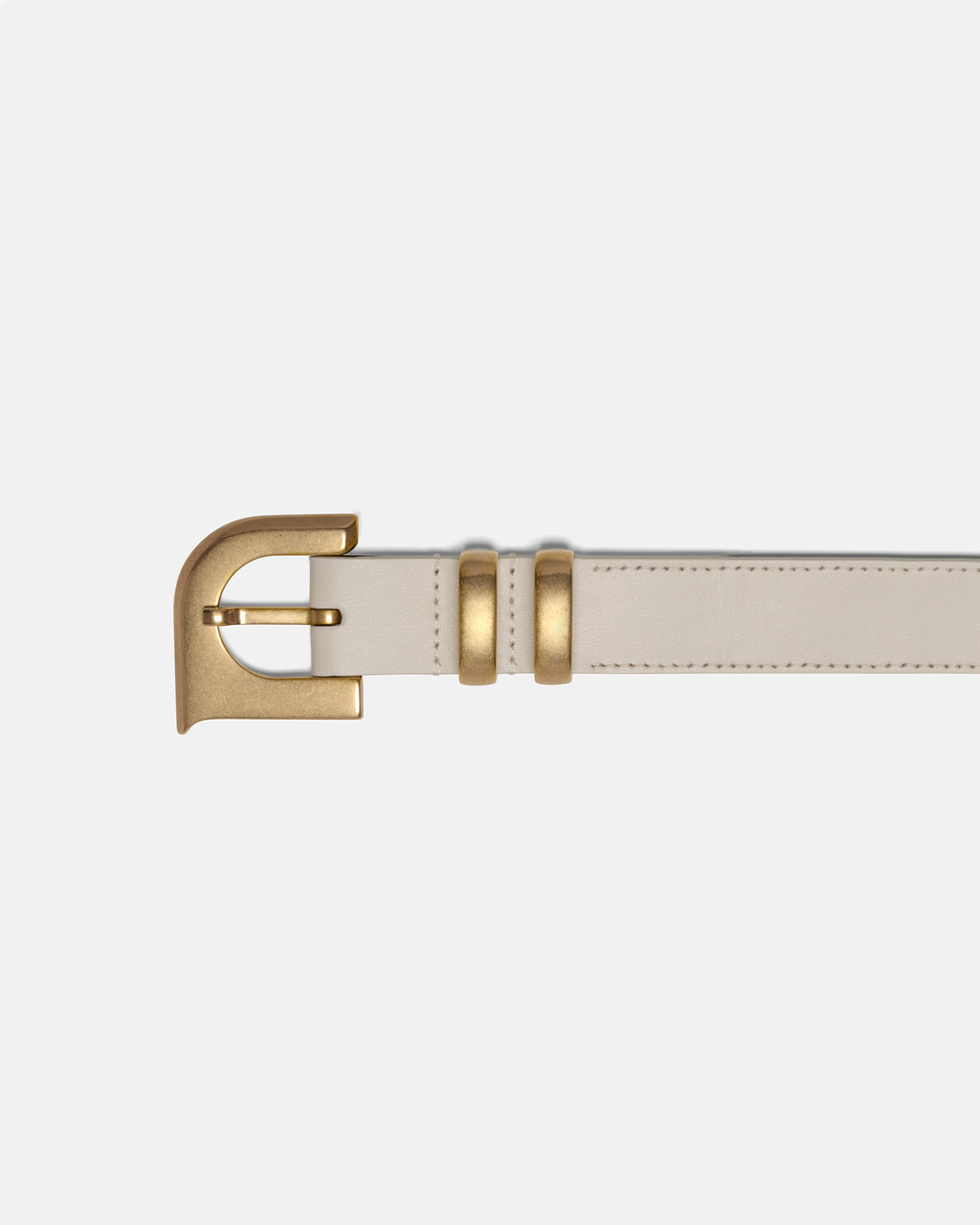 Nanushka Ryker - N' Monogram Belt - Off White