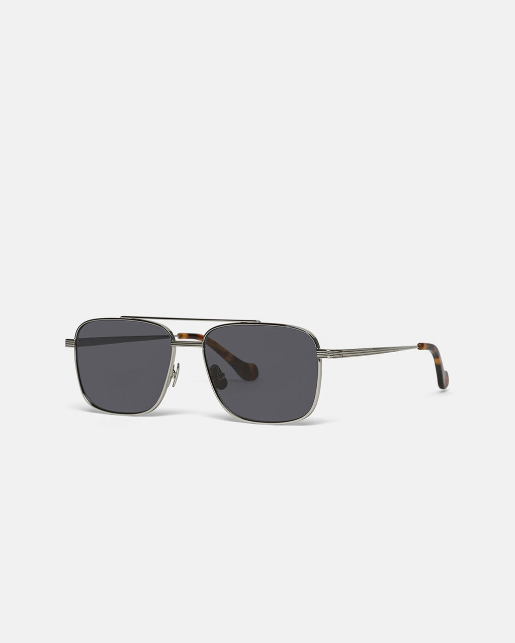 Nanushka Sare - Metal Aviator Sunglasses - Silver