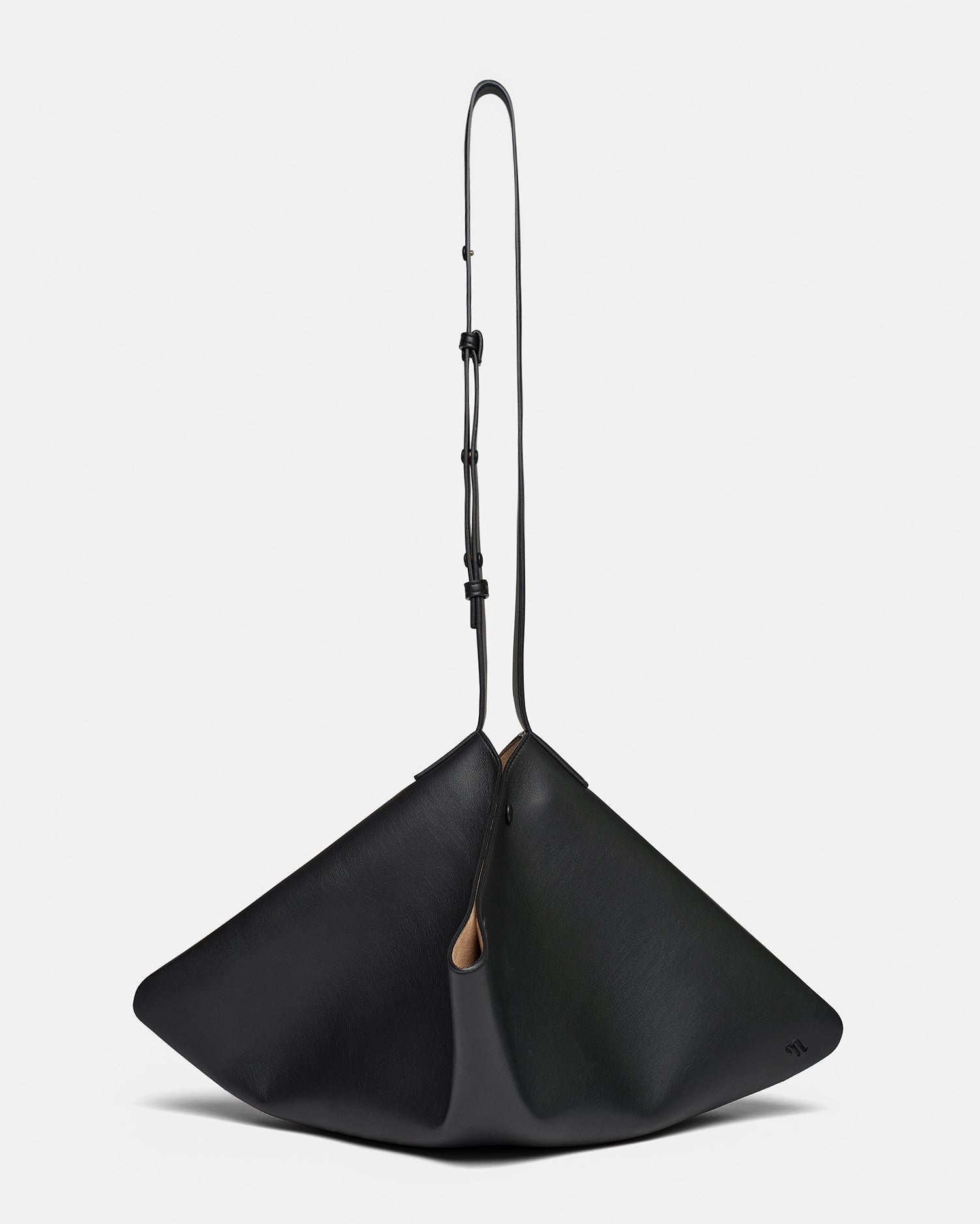 Nanushka The Square Bag Oversized - Alt-Nappa Bag - Black