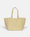 Nanushka Origami Tote - Alt-Nappa Crochet Tote - Moonbeam/Crème