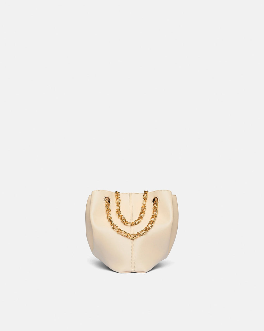 Nanushka The Gather Bucket - Alt-Nappa Bucket Bag - Creme