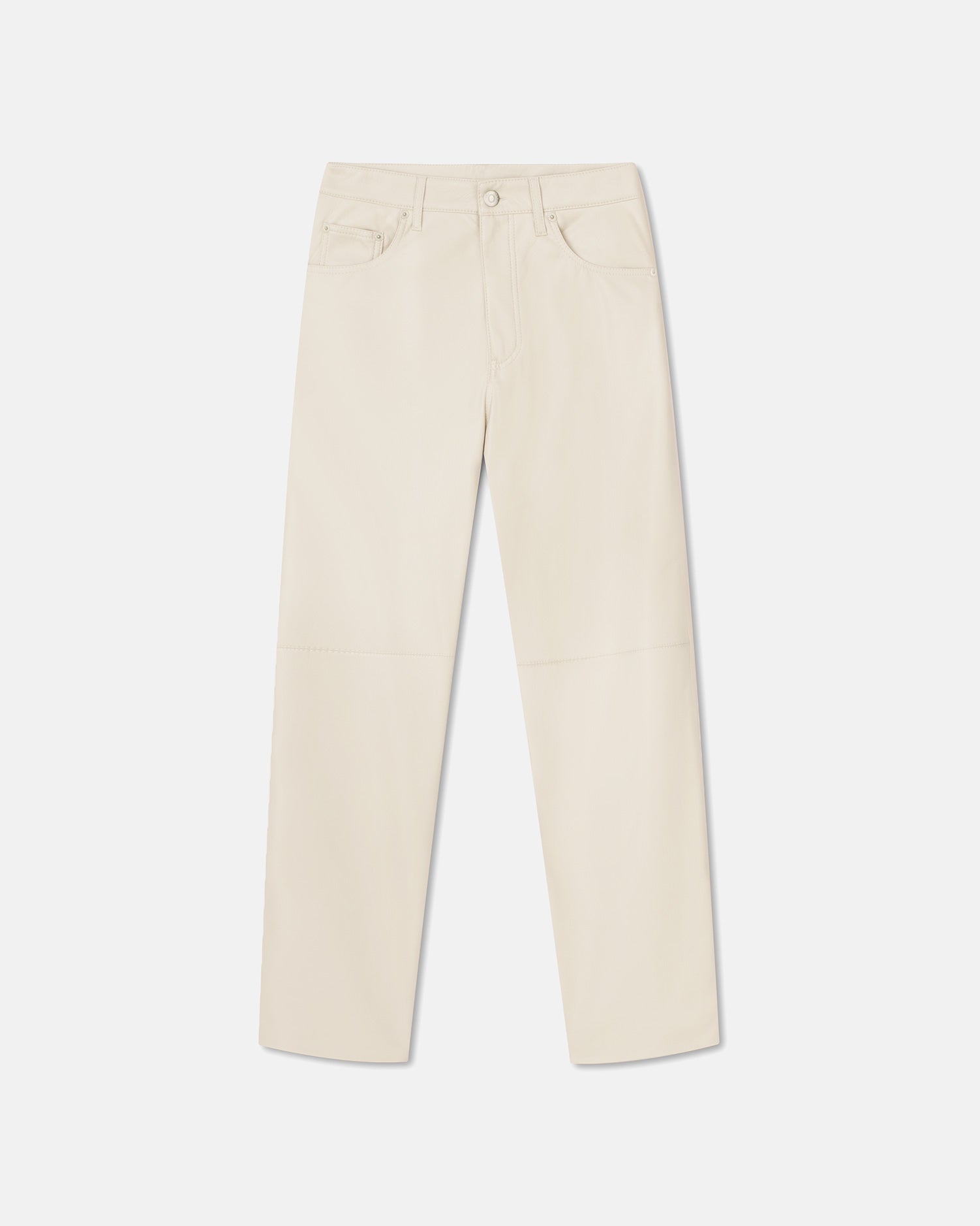 Nanushka Vinni - Okobor™ Alt-Leather Pants - Creme